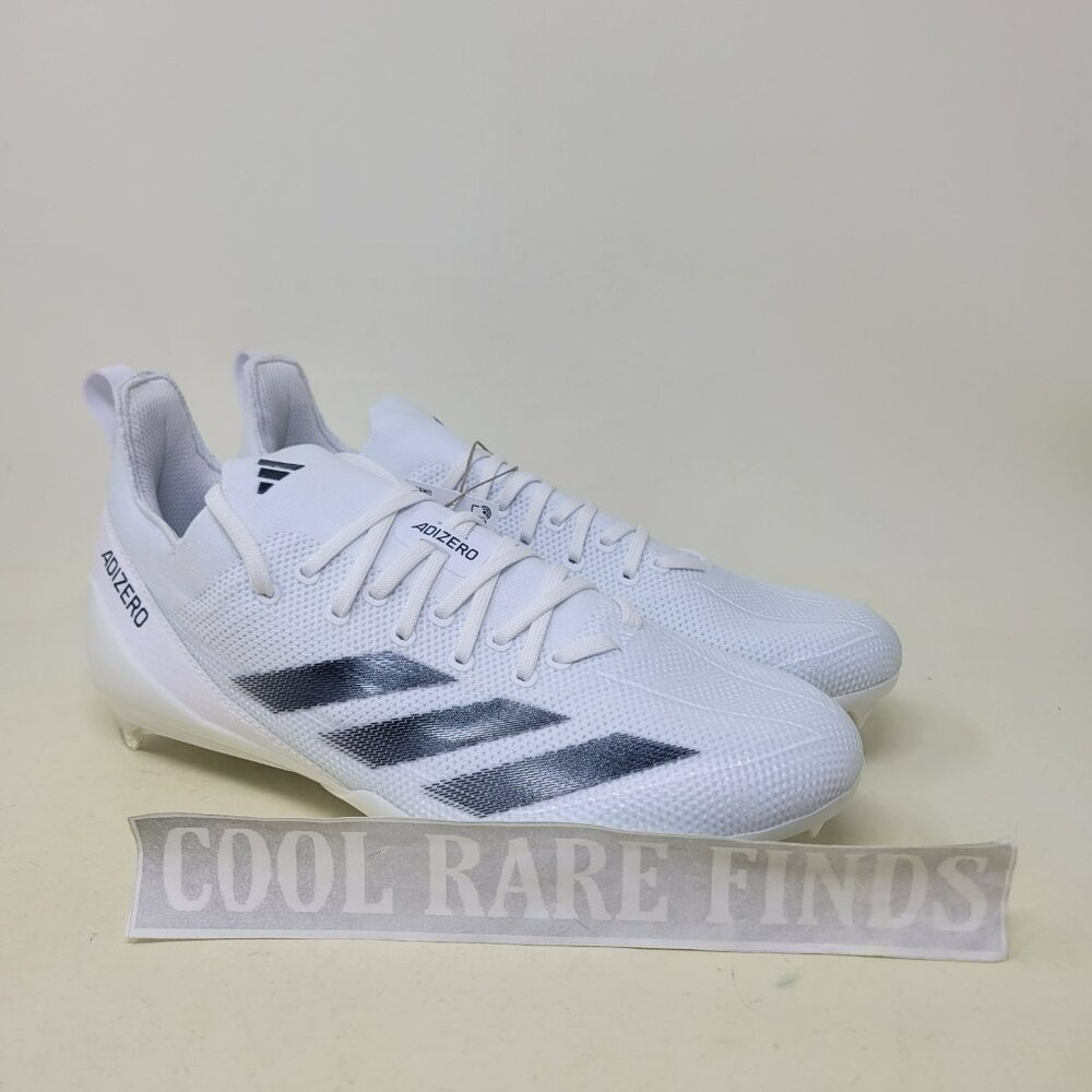 Adidas Adizero Electric + Football Cleats White Black IH7451 Men's Size 11.5 - Picture 10 of 10